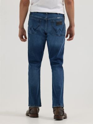 Men's Destructed Bootcut Jean in Rio
