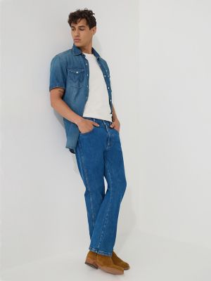 Men's Bootcut Jean in Light Cowboy Wash