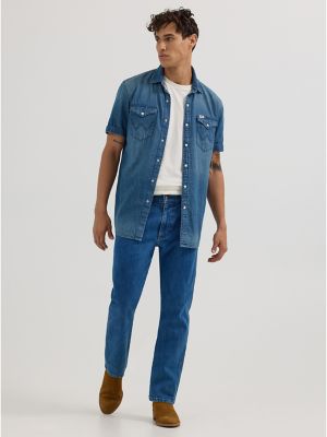 Men's Bootcut Jean in Light Cowboy Wash alternative view 7