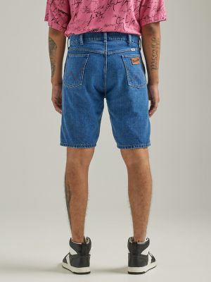 Mens loose fit sales denim shorts