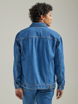 Cage the Elephant Wrangler Jean Jacket Blue Denim Trucker Mens 