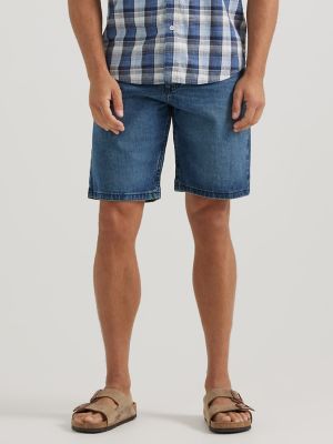 Mens stretch cheap jean shorts