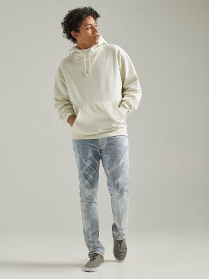 Men's Mariner Kabel Logo Hoodie in Lilly White