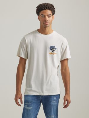 Wrangler Cowboy Seed Bag T-Shirt in Ochre Heather