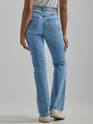 Women's Wrangler® High Rise Bold Boot Jean in Medium Dark
