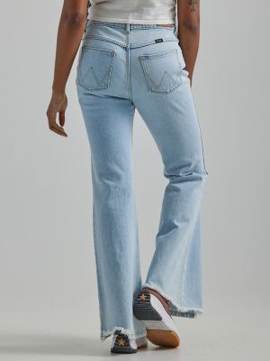 Embrace Flared High Jeans - Denim blue - Ladies