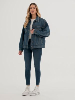 Женские куртки Wrangler Women's Girlfriend Denim Jacket — фото 3