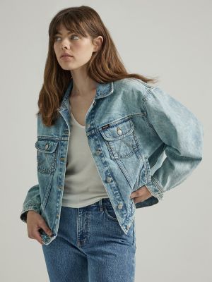 Relaxed Denim Jacket for Tall Women