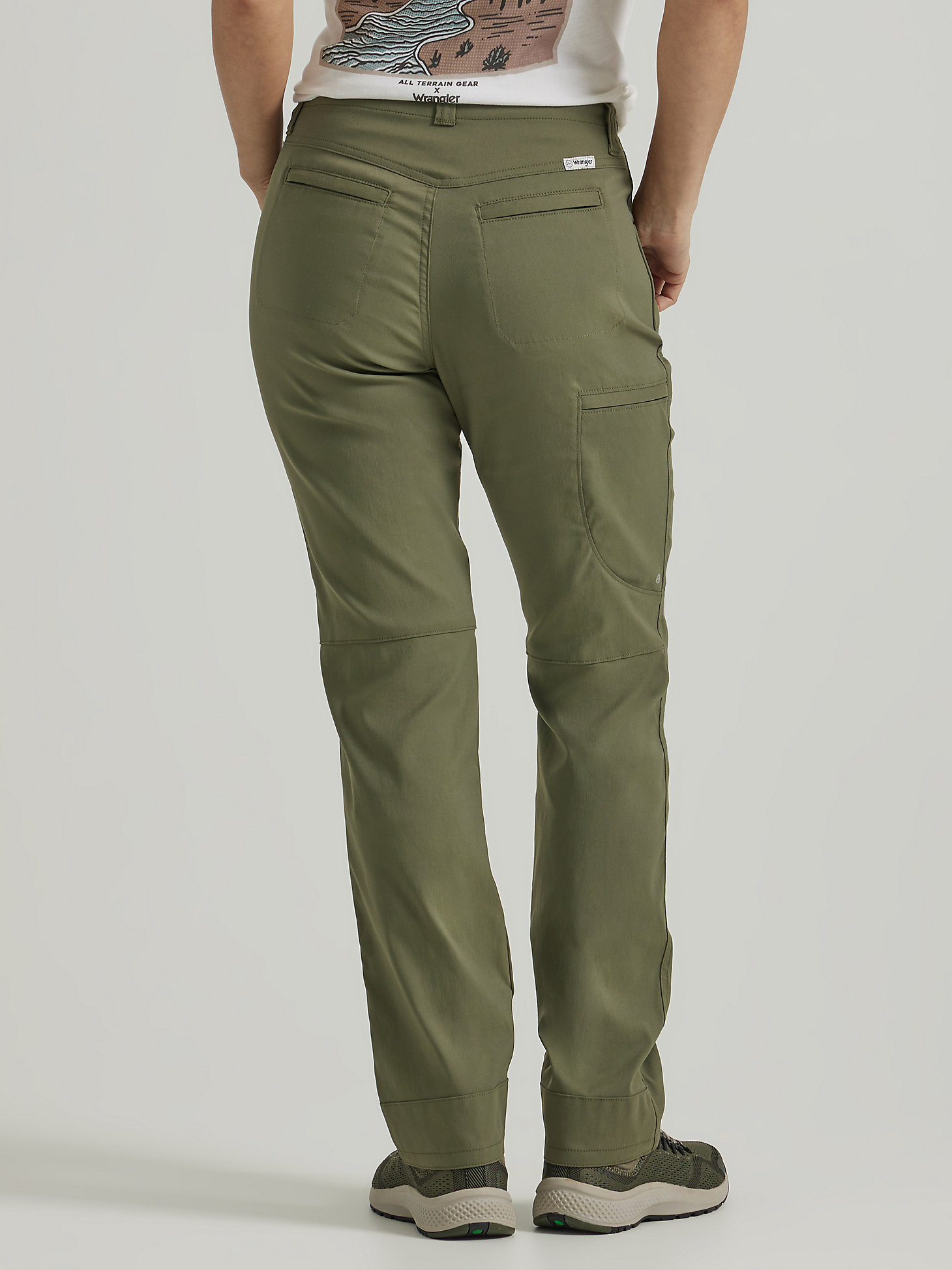ATG by Wrangler™ Women's Slim Utility Pant in Dusty Olive alternative view 1