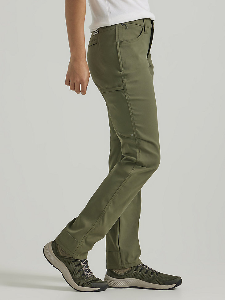 ATG by Wrangler™ Women's Slim Utility Pant in Dusty Olive alternative view 3