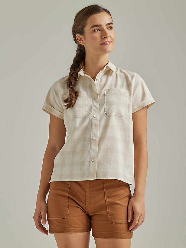 ATG By Wrangler® Women's Breeze Shirt in Pina Colada