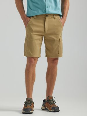 men's zip cargo short with flex waistband