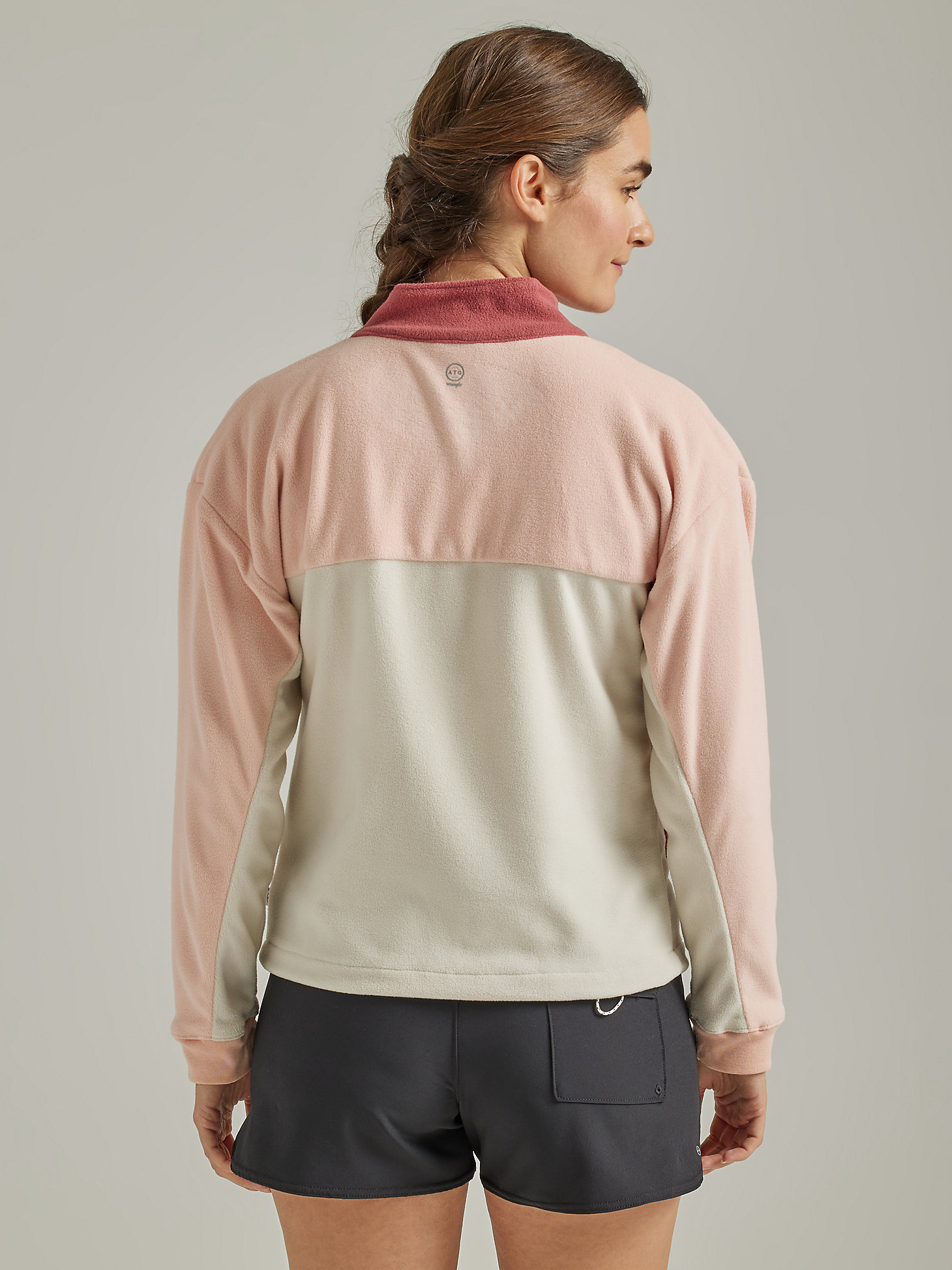 ATG By Wrangler® Women's Horizon Pullover in Rose alternative view 3