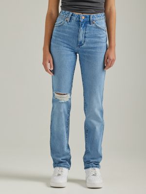 Wrangler® Wild West High Rise Straight Jean - Women's Jeans in