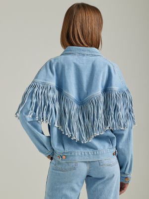 Fringed 2025 denim jacket