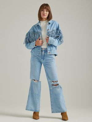 Women's Wrangler Retro® Suede Fringe Jacket