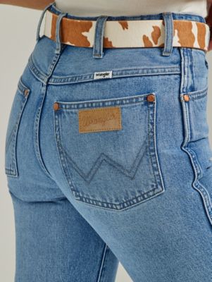 NWOT Wrangler Wrock 672 Medium Wash High Rise Flare Jeans Womens