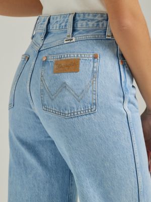 Women's Bonnie Destructed Loose Flare Jean in Bad Intentions