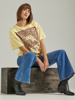 Wrangler Bonnie Loose Flare Jean - Bad Intentions