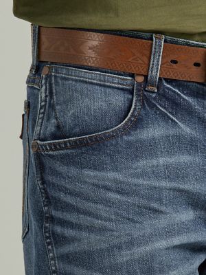 Mens Wrangler PBR Slim Fit Jeans Authentic Stone Size 33/L32