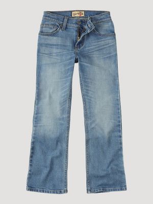 Boy's Wrangler® 20X® No. 42 Vintage Bootcut Slim Fit Jean (4-20) in Shade