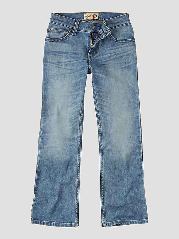 Boy's Wrangler® 20X® No. 42 Vintage Bootcut Slim Fit Jean (4-20) in Shade