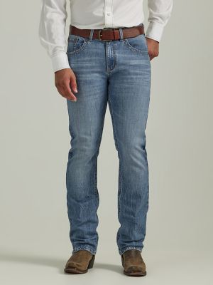 Men's Rock 47® by Wrangler® Slim Fit Bootcut Jean in Old Maple