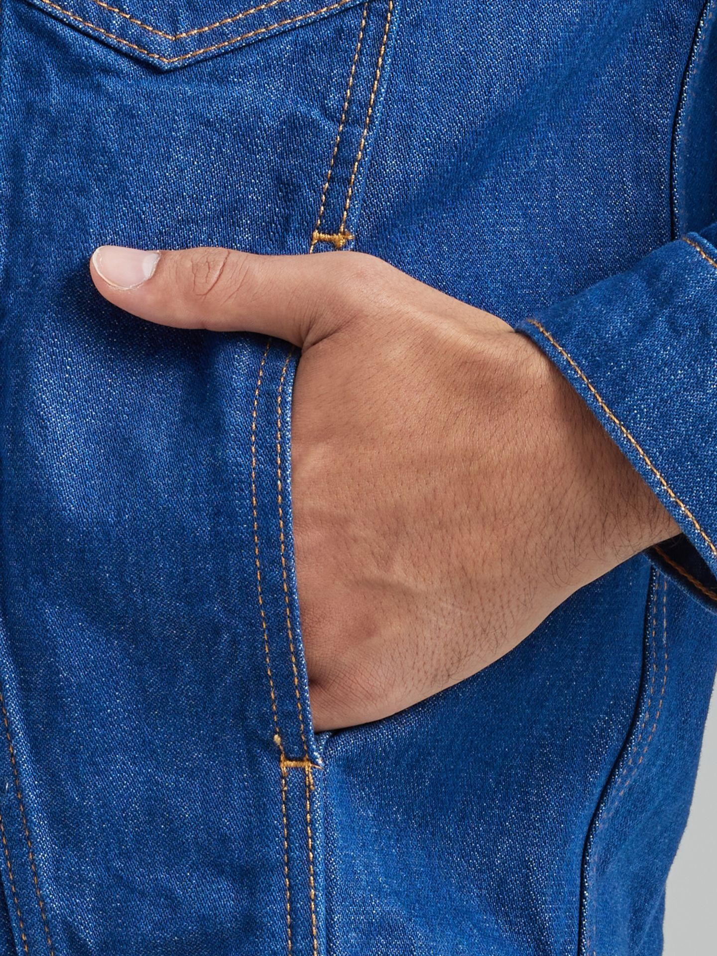 Мужская куртка Wrangler Heritage Anti-Fit, цвет: Синий — фото 4