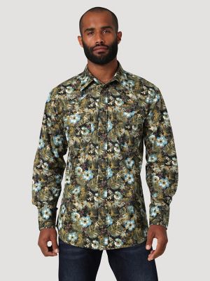 Wrangler® Way Out West Western Snap Shirt