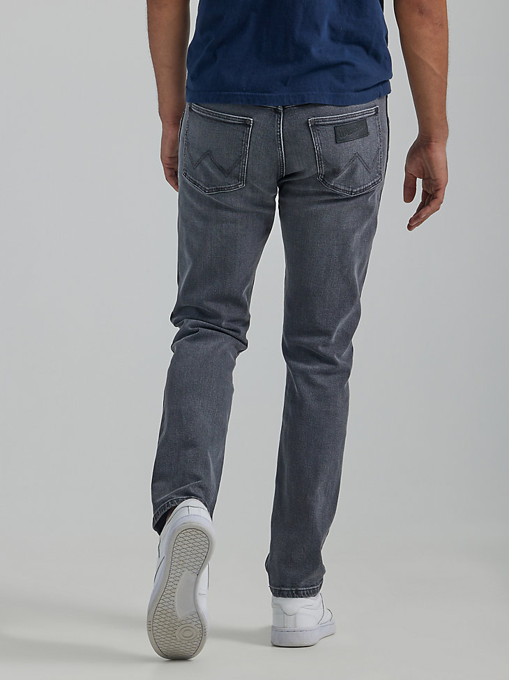 Men's Wrangler® Larston Slim Tapered Jean with Indigood™ in Blackout alternative view