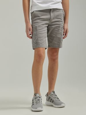 Boy's Checkered Denim Short (4-18)