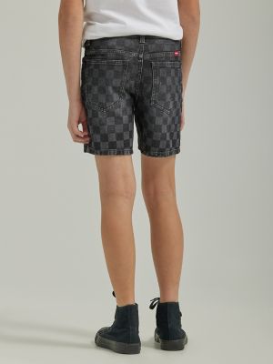 Louis Vuitton Damier Graphite Denim Mini Shorts BLACK. Size 36