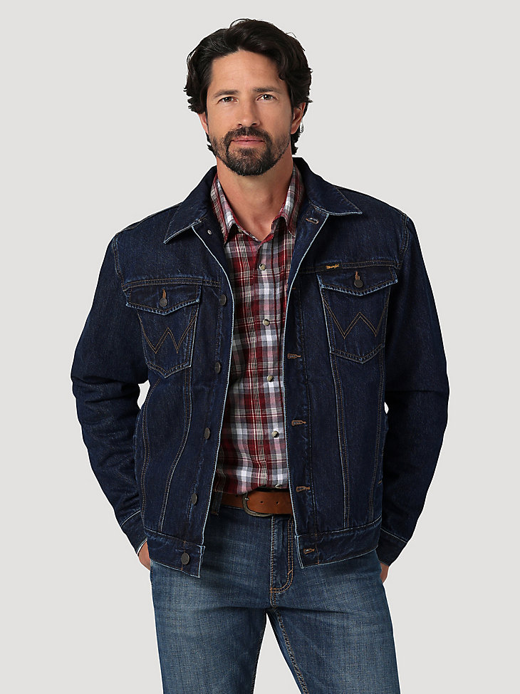 Men's Wrangler® Retro Unlined Denim Jacket in Bella Vista main view