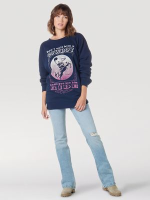 Women's Wrangler Cowboy Ride Fleece Sweatshirt