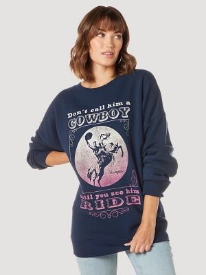 Women's Wrangler Retro® Midnight Cowgirl Oversized Sweatshirt