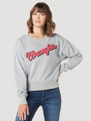 Wrangler crew neck store sweatshirt