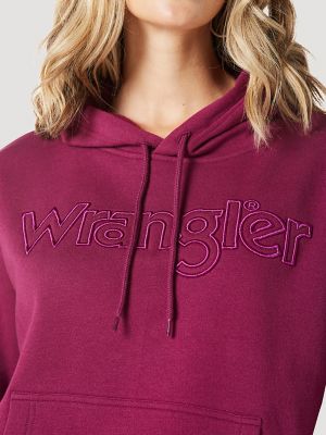 Women's Wrangler Retro® Cowboy Panorama Graphic Cinched Hoodie in Port  Royale
