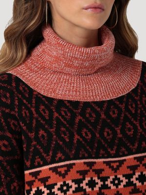 Wine hotsell turtleneck sweater