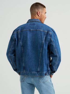 Wrangler® Cowboy Cut® Unlined Denim Jacket in Stonewash alternative view 4