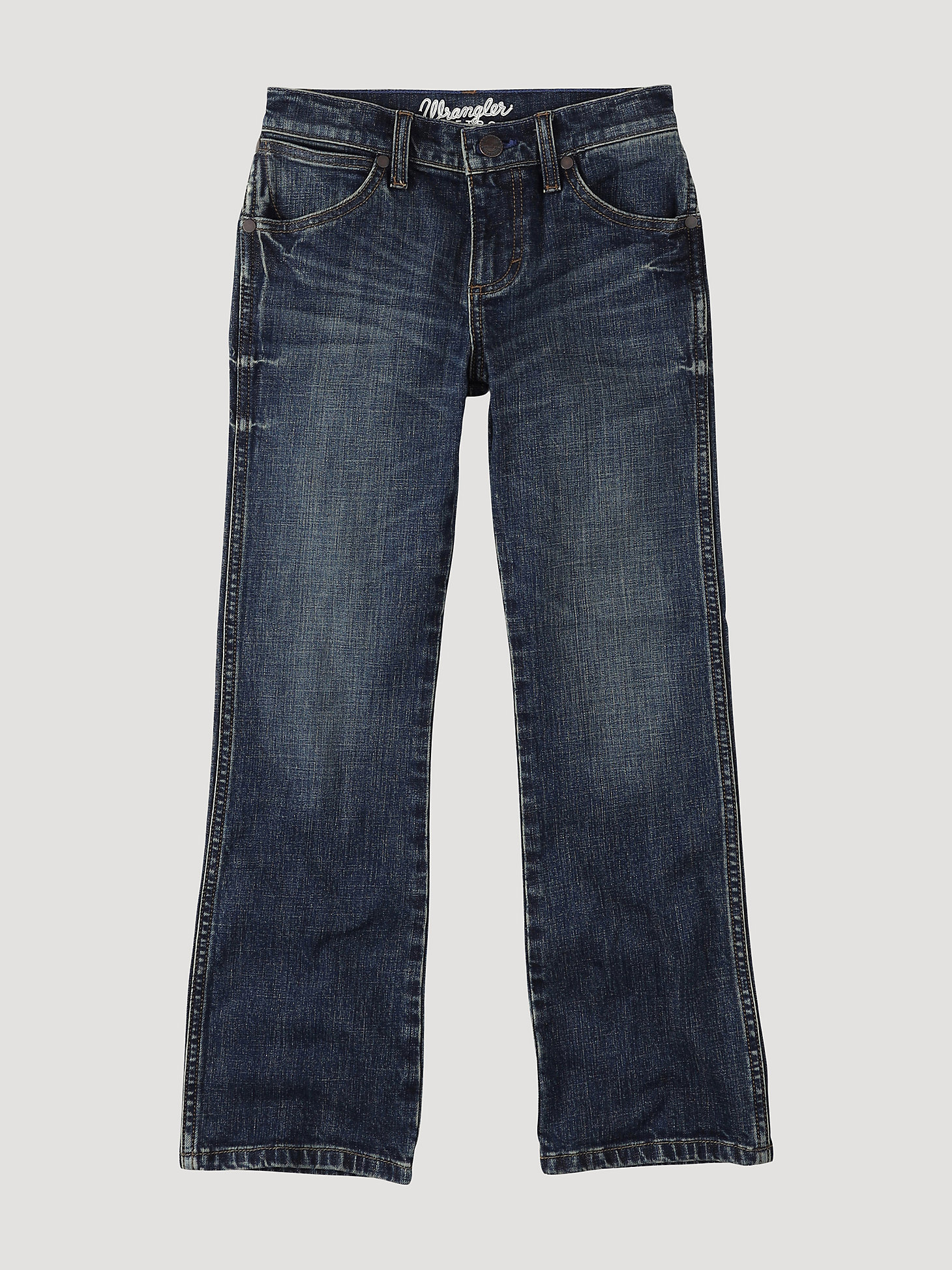Boy's Wrangler Retro® Slim Boot Jean (4-20) in Layton main view