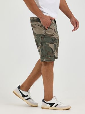 Men's Five Star Premium Cargo Short in Green Brown Camo