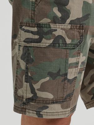 Men's Five Star Premium Cargo Short in Green Brown Camo