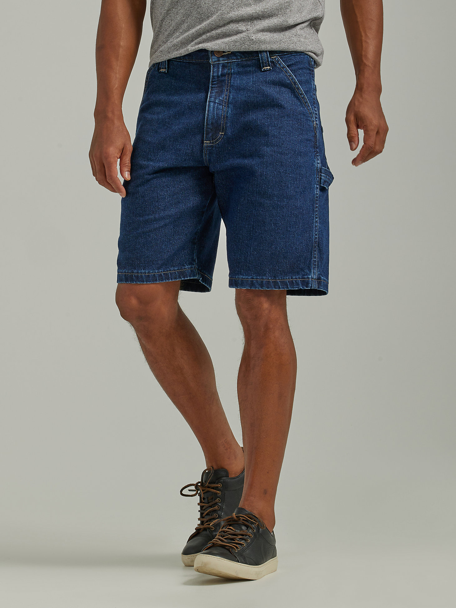 Men's Wrangler® Five Star Premium Carpenter Shorts in Dark Vintage main view