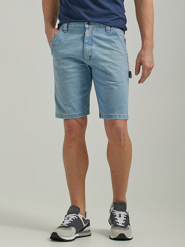 Men's Wrangler® Five Star Premium Carpenter Shorts in Antique Indigo