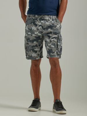 wrangler grey camo shorts