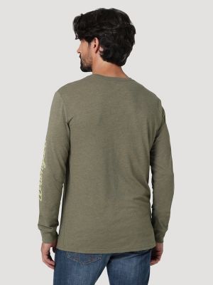 Long Sleeve Thermal Shirt Big Boys S-xl - Green