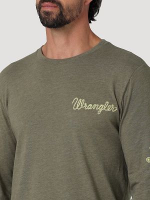 Wrangler Men's Long Sleeve Logo Shirt