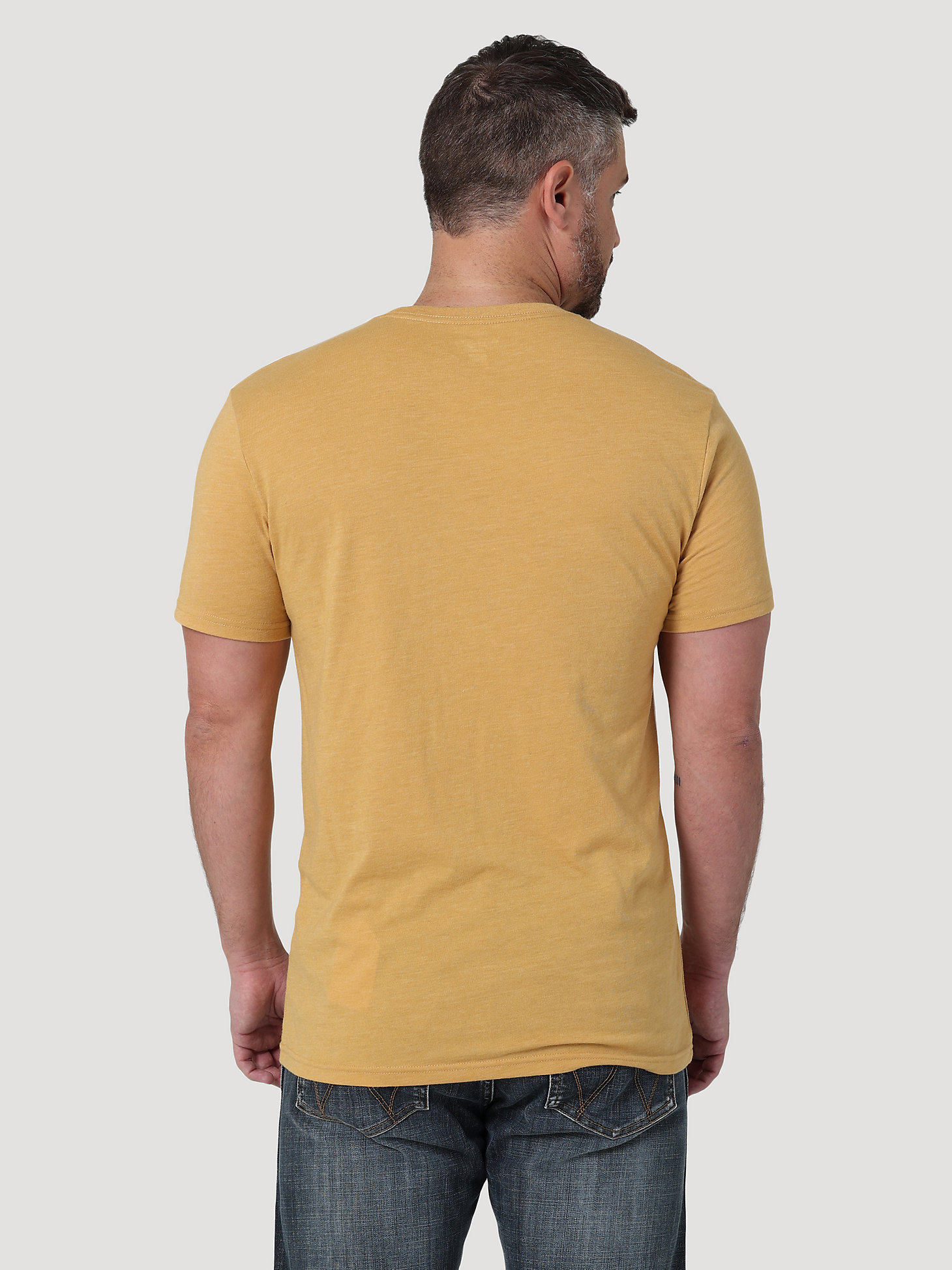 Men's George Strait Short Sleeve Graphic T-Shirt in Pale Gold Heather alternative view 1
