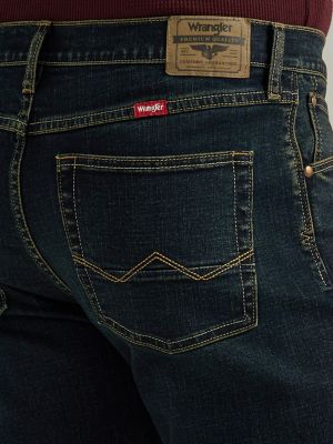 Wrangler Men's Slim Straight Fit Jean with Stretch 