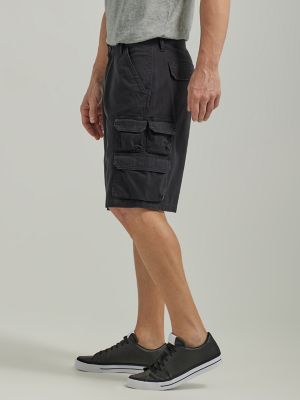 Wrangler&reg; Men's Five Star Premium Stacked Cargo Short in Black alternative view 4
